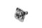 [E] น็อตยึดสายไฟ สแตนเลสชุบนิกเกิ้ล M3x8 mm พร้อมแหวนทรงสี่เหลี่ยม ขนาด 8x8 mm